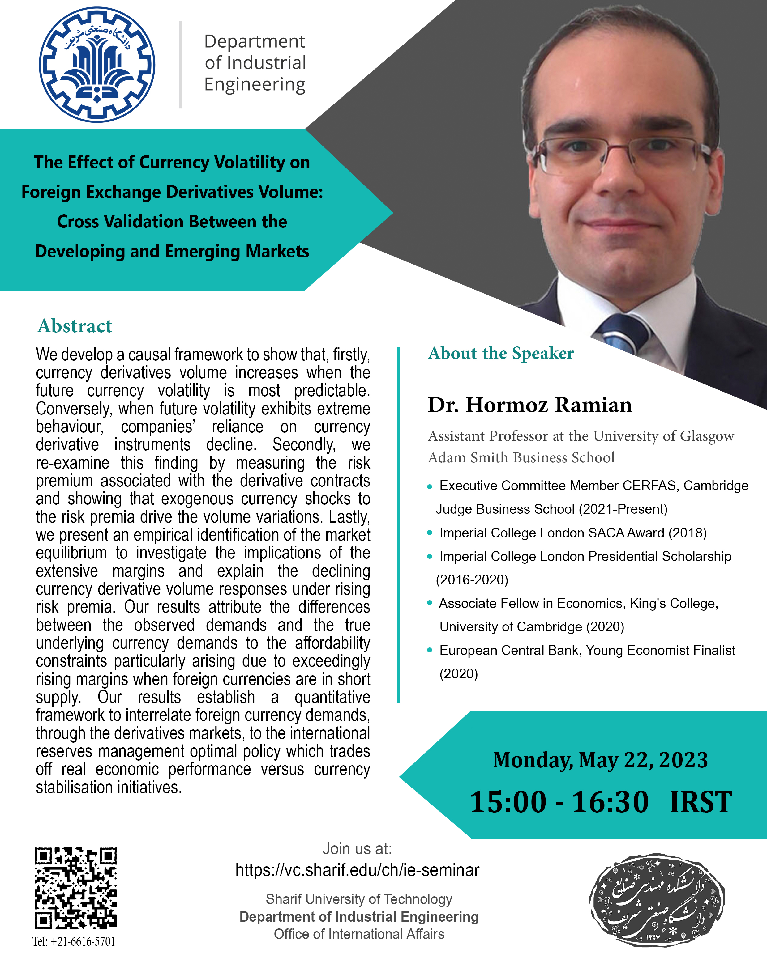 وبینار بین المللی The Effect of Currency Volatility on Foreign Exchange Derivatives Volume