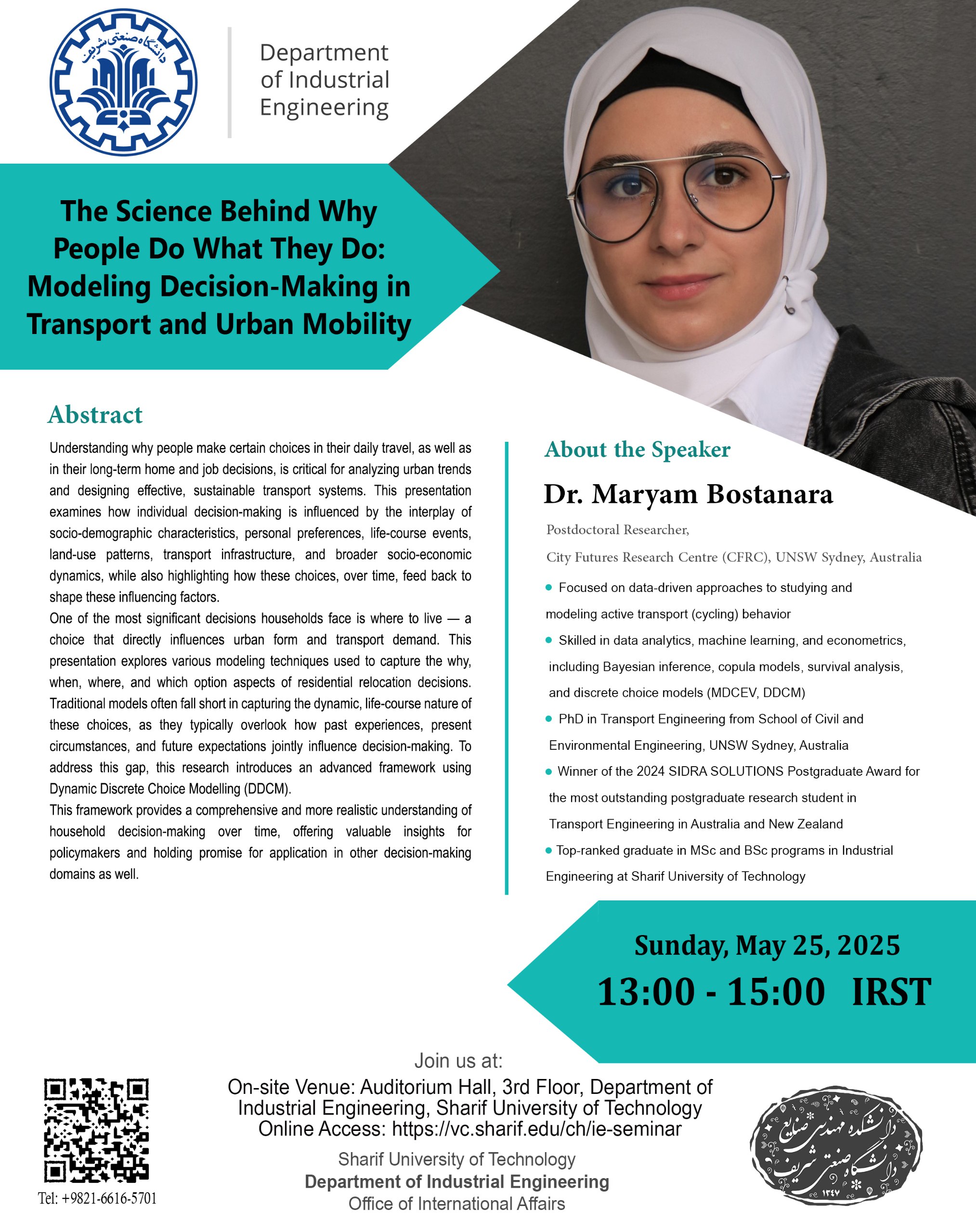 The Science Behind Why People Do What They Do: Modeling Decision-Making in Transport and Urban Mobility